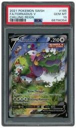 2021 Chilling Reign Tornadus V #185 PSA 10 on Beezie.