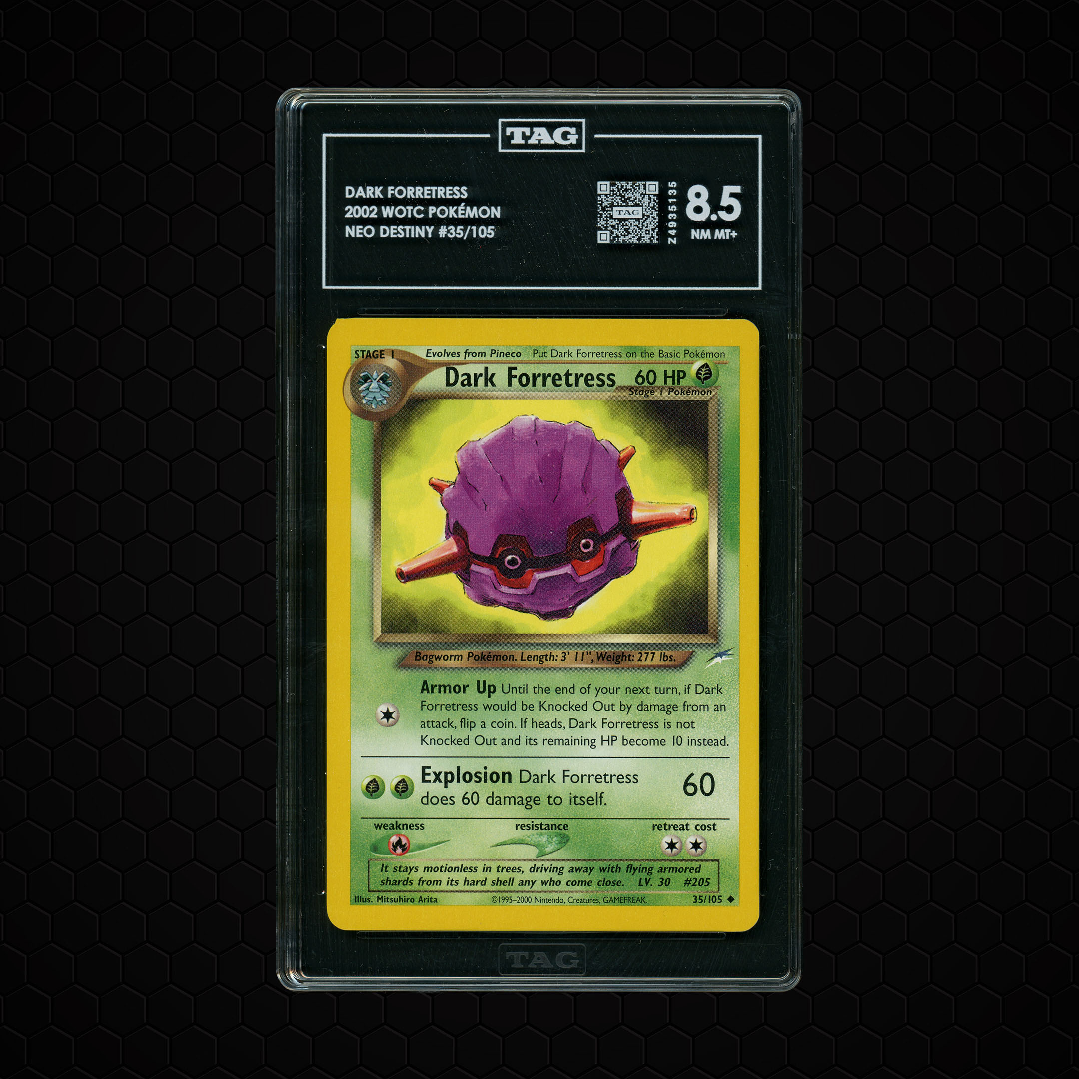 2002 Neo Destiny Dark Forretress #35 TAG 8.5