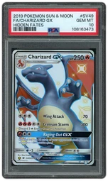 2019 Hidden Fates Charizard GX #SV49 PSA 10 on Beezie.