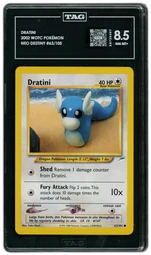 2002 Neo Destiny Dratini #63 TAG 8.5 on Beezie.