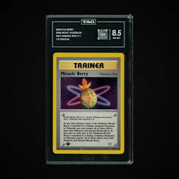 2000 Neo Genesis 1st Edition Miracle Berry #94 TAG 8.5 on Beezie.