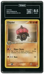 2004 Hidden Legends Claydol #31 TAG 8.5 on Beezie.