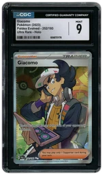 2023 Paldea Evolved Giacomo #252 CGC 9 on Beezie.