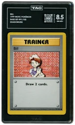 1999 Base Set Shadowless Bill #91 TAG 8.5 on Beezie.