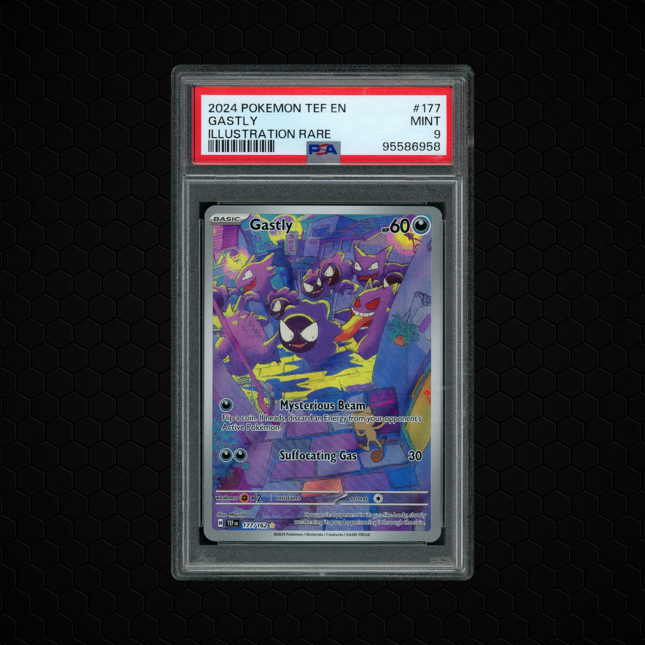 2024 Temporal Forces Gastly #177 PSA 9