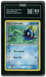 2004 Magma VS Aqua Team Aqua's Carvanha #48 TAG 8.5 on Beezie.