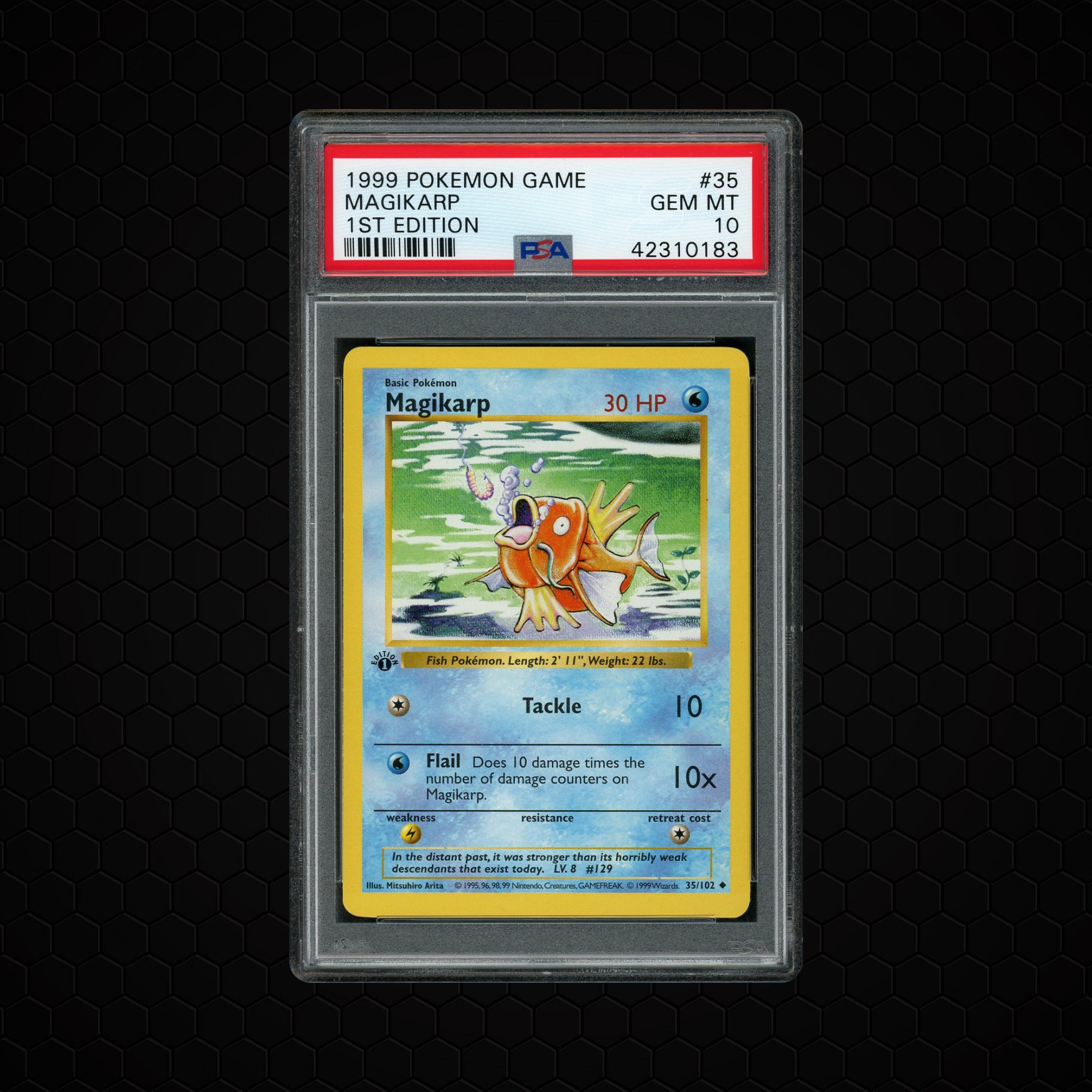 1999 Game 1st Edition Magikarp #35 PSA 10