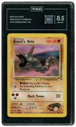 2000 Gym Heroes Brock's Onix #69 TAG 8.5 on Beezie.