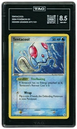 2004 Hidden Legends Tentacool #77 TAG 8.5 on Beezie.