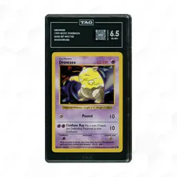 1999 Base Set Shadowless Drowzee #49 TAG 6.5 on Beezie.