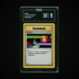 1999 Base Set Shadowless Switch #95 TAG 8