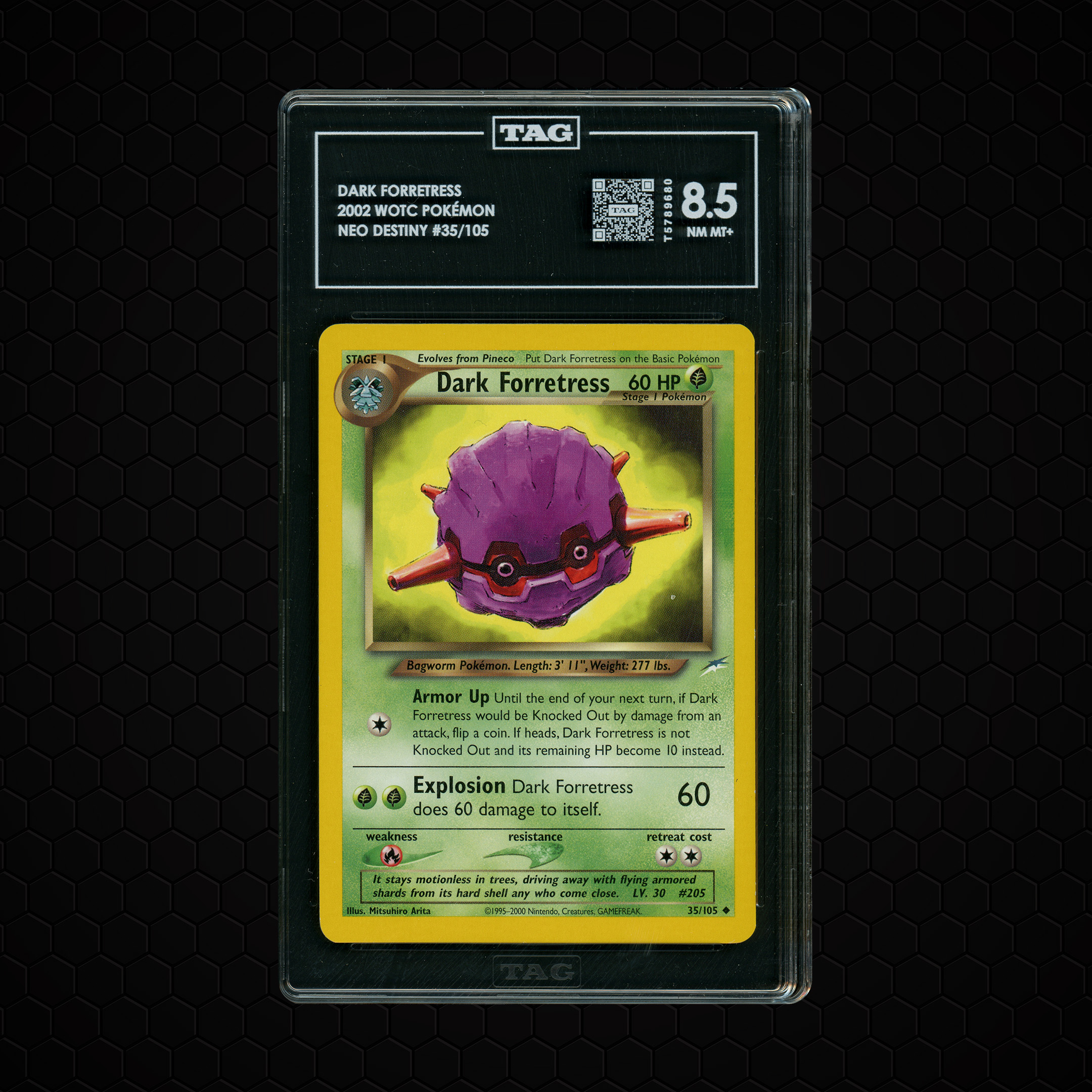2002 Neo Destiny Dark Forretress #35 TAG 8.5