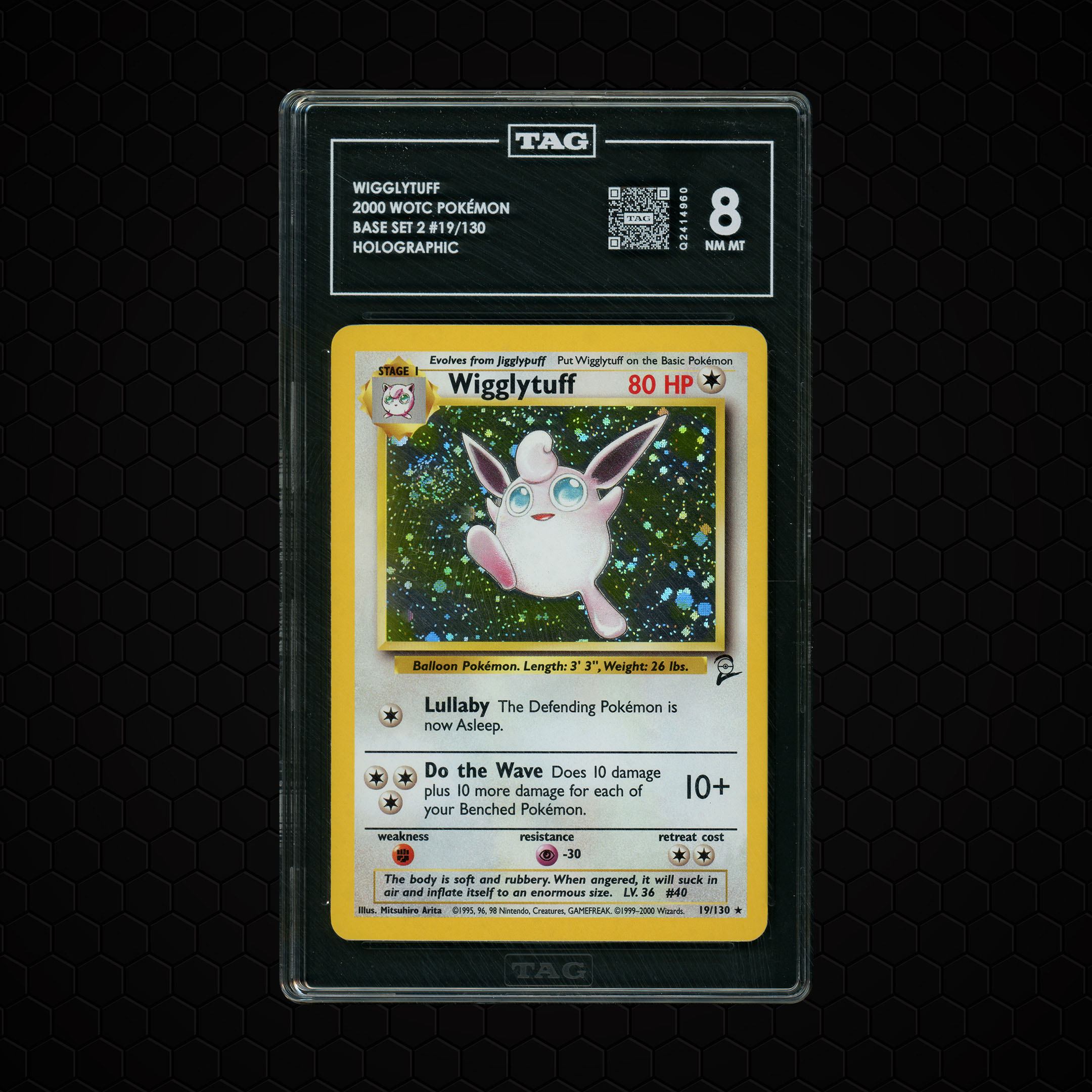 2000 Base Set Wigglytuff #19 TAG 8