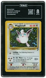 2000 Base Set Wigglytuff #19 TAG 8 on Beezie.