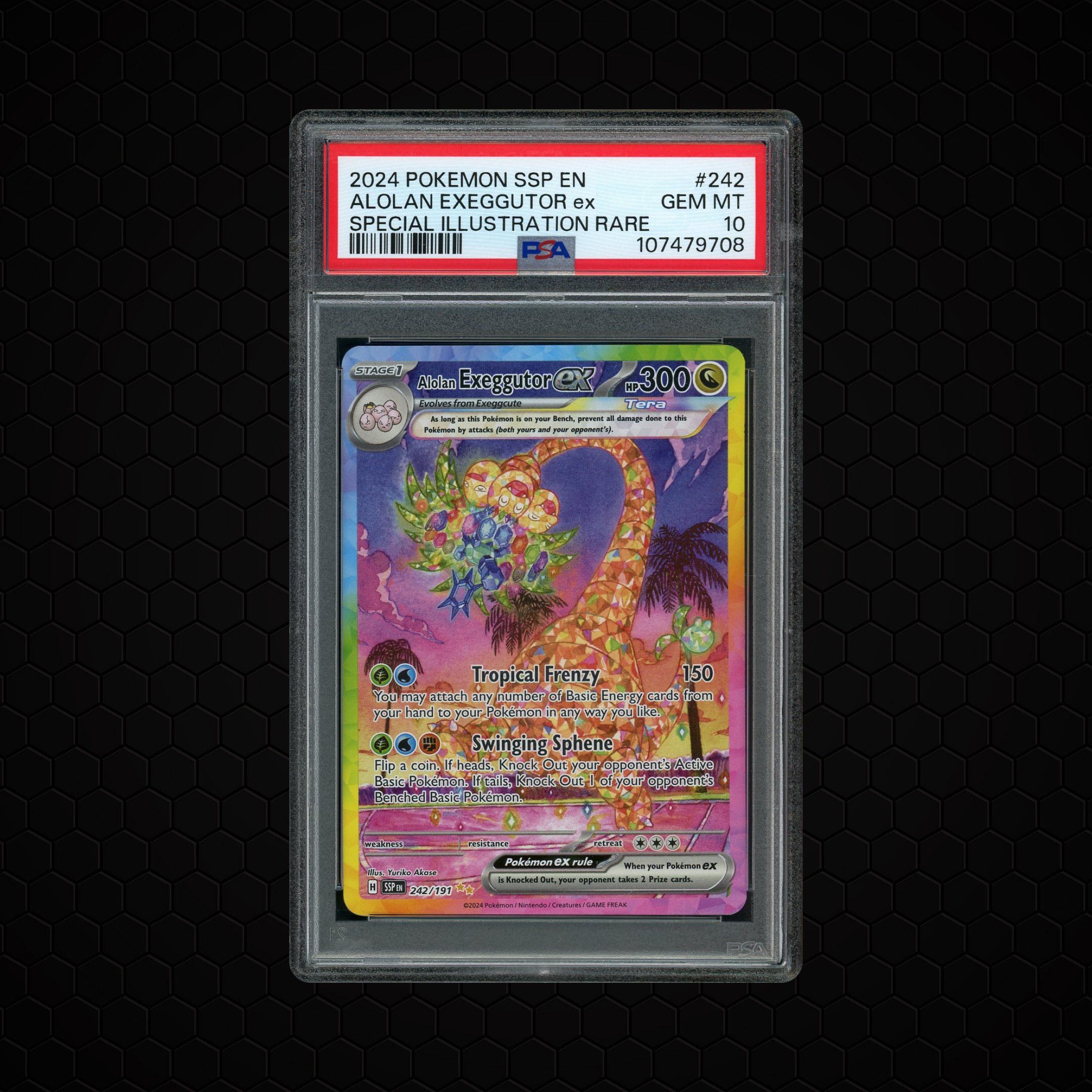 2024 Surging Sparks Alolan Exeggutor EX #242 PSA 10