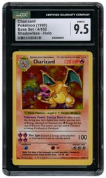 1999 Base Set Shadowless Charizard #4 CGC 9.5 on Beezie.