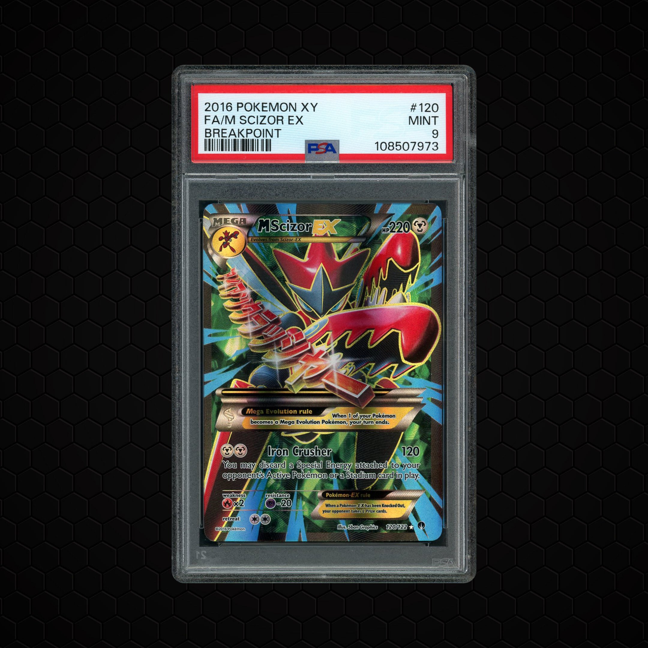 2016 Breakpoint M Scizor EX #120 PSA 9