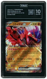 2023 Japanese Shiny Treasure ex Koraidon EX #114 TAG 10 on Beezie.