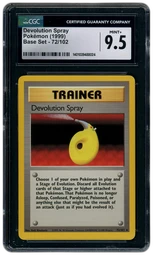 1999 Base Set Devolution Spray #72 CGC 9.5 on Beezie.