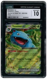 2023 Pokemon 151 Venusaur EX #3 CGC 10 on Beezie.