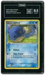 2004 Magma VS Aqua Team Aqua's Spheal #57 TAG 8.5 on Beezie.