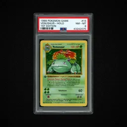 1999 Game 1st Edition Venusaur #15 PSA 8 on Beezie.