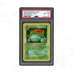1999 Game 1st Edition Venusaur #15 PSA 8 on Beezie.