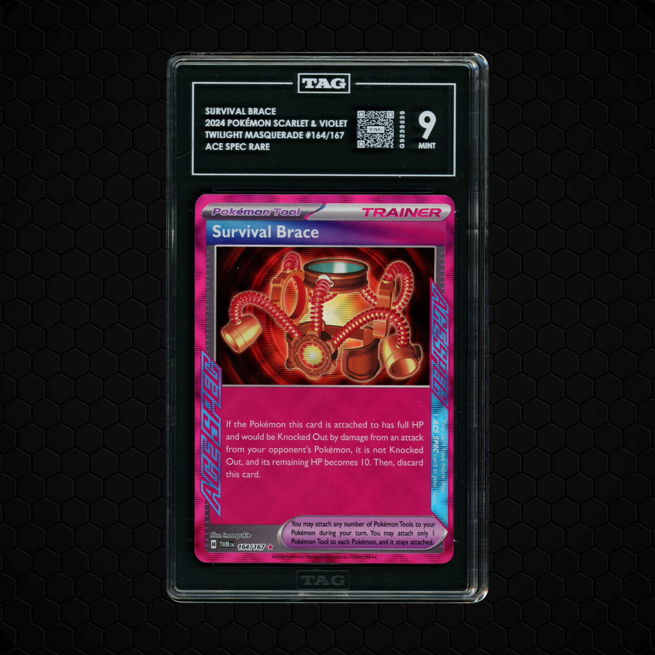 2024 Twilight Masquerade Survival Brace #164 TAG 9