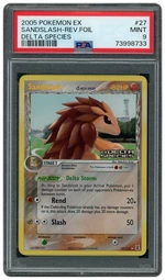 2005 Ex Delta Species Sandslash #27 PSA 9 on Beezie.