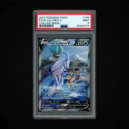 2021 Chilling Reign Ice Rider Calyrex V #164 PSA 9 on Beezie.