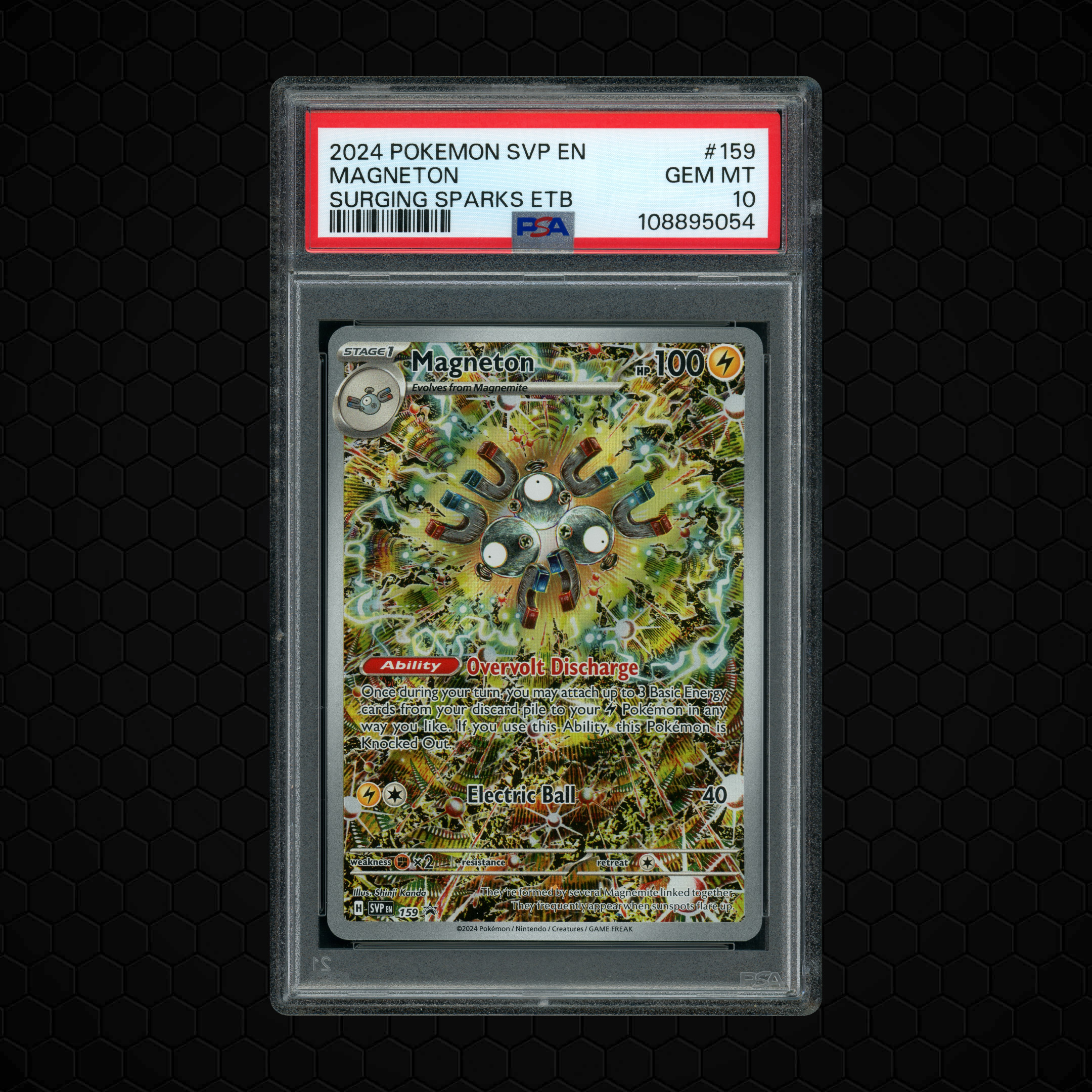 2024 Surging Sparks Magneton #159 PSA 10