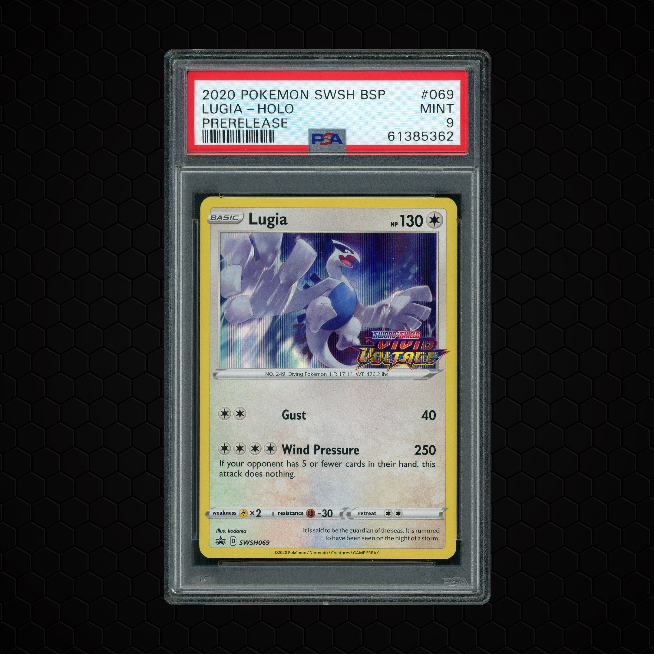 2020 Black Star Promos Lugia #69 PSA 9