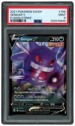 2021 Fusion Strike Gengar V #156 PSA 9 on Beezie.