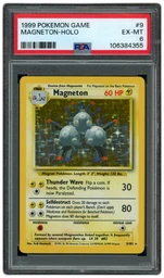 1999 Pokemon Game Magneton #9 PSA 6 on Beezie.