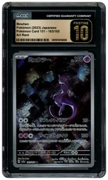 2023 Japanese Pokemon 151 Mewtwo #183 CGC 10 on Beezie.