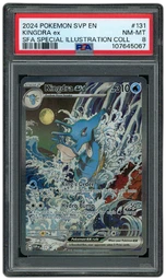 2024 Black Star Promo Kingdra EX #131 PSA 8 on Beezie.
