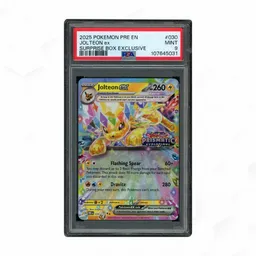 2025 Prismatic Evolutions Jolteon EX #30 PSA 9 on Beezie.