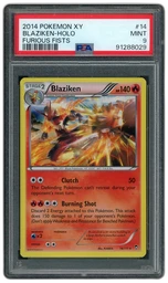 2014 Furious Fists Blaziken #14 PSA 9