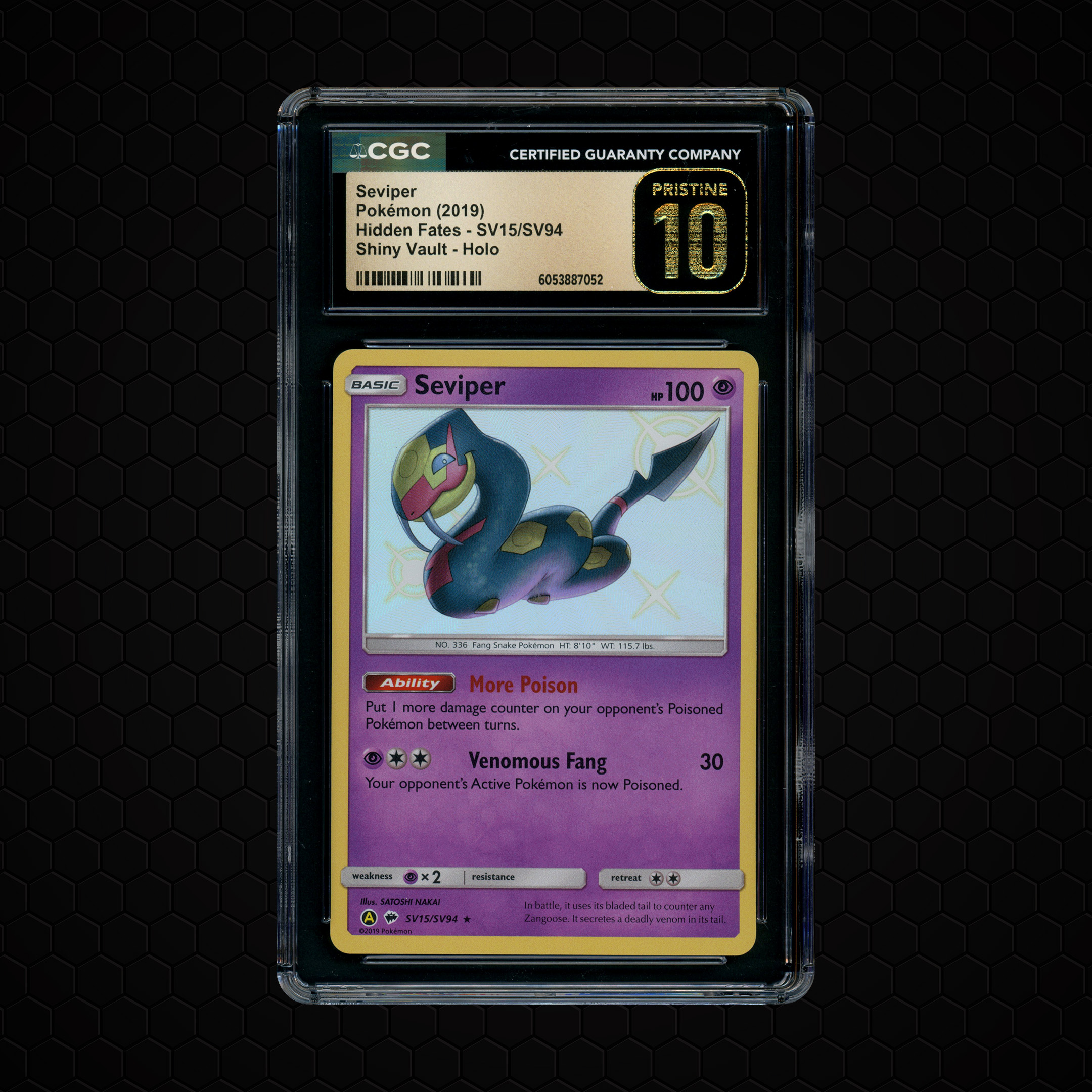 2019 Hidden Fates Seviper #SV15 CGC 10