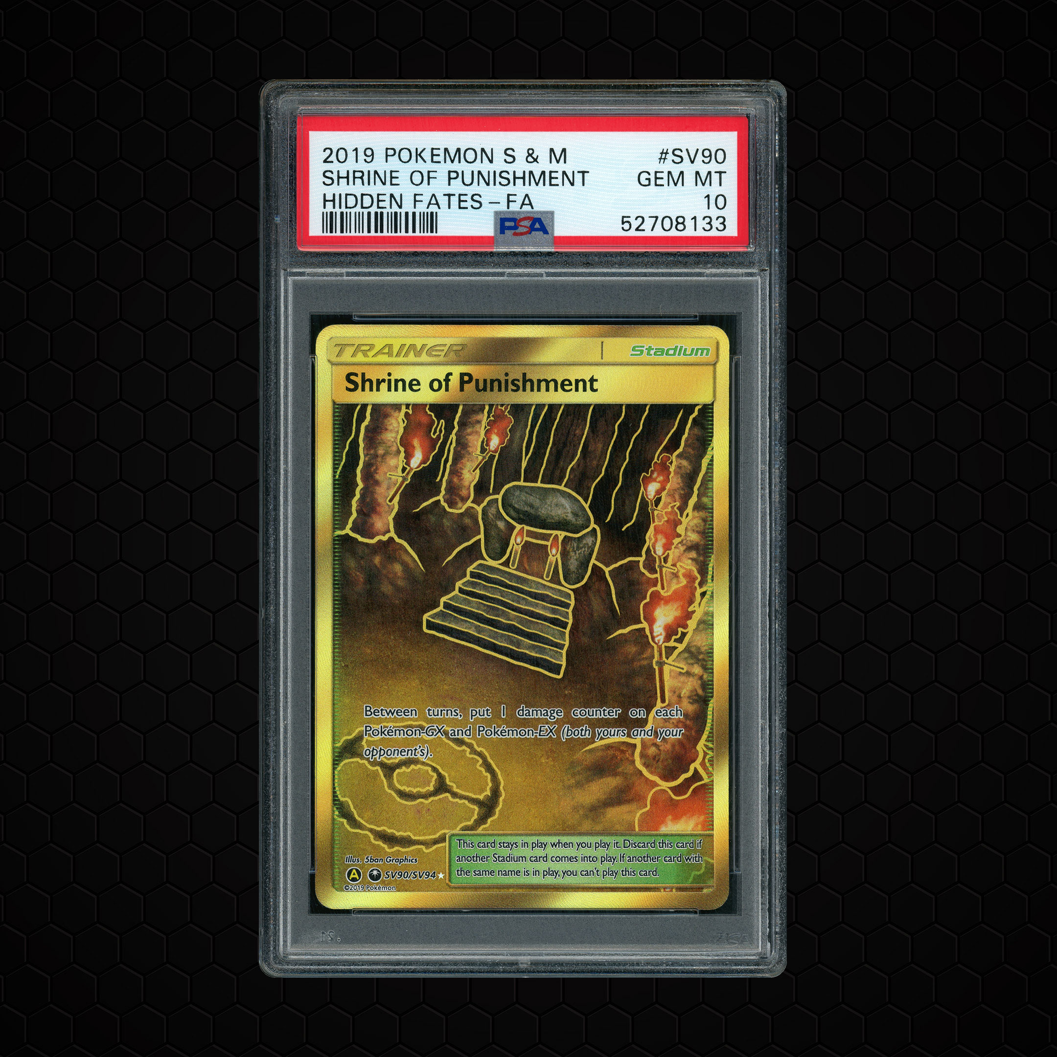 2019 Hidden Fates Shrine of Punishment #SV90 PSA 10