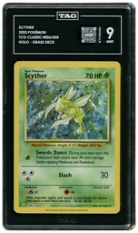 2023 Grass Deck Scyther #6 TAG 9 on Beezie.
