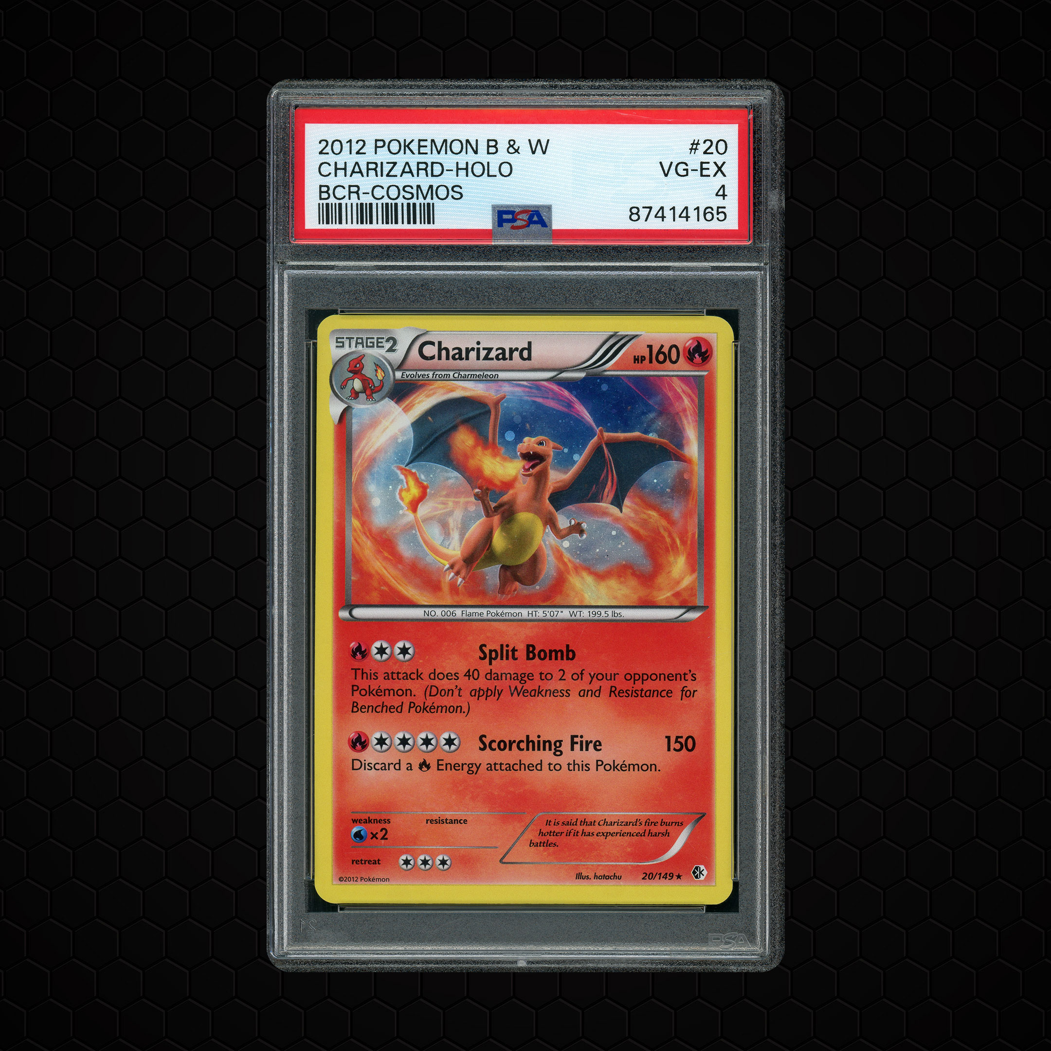 2012 Boundaries Crossed Charizard #20 PSA 4