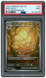 2023 Obsidian Flames Ninetales #199 PSA 9 on Beezie.