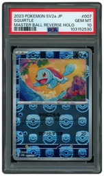 2023 Japanese Pokemon 151 Masterball Squirtle #7 PSA 10 on Beezie.