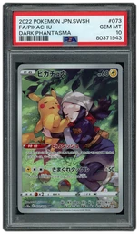 2022 Japanese Dark Phantasma Pikachu #73 PSA 10 on Beezie.