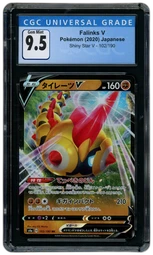 2020 Japanese Shiny Star V Falinks V #102 CGC 9.5 on Beezie.