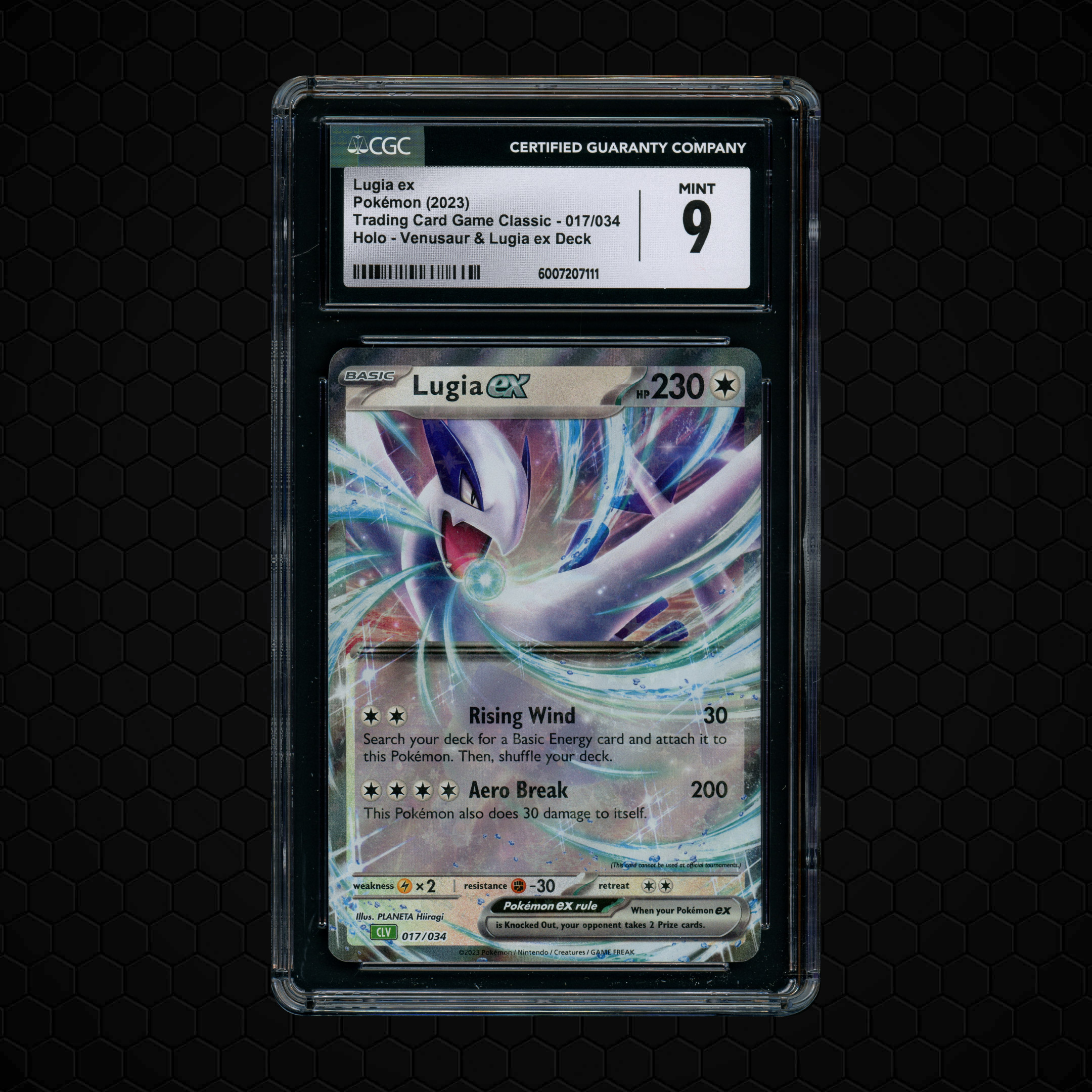 2023 Classic Collection Lugia EX #17 CGC 9