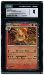 2025 Black Star Promos Flareon #167 CGC 9 on Beezie.