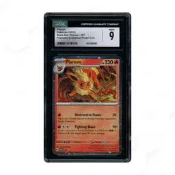 2025 Black Star Promos Flareon #167 CGC 9 on Beezie.