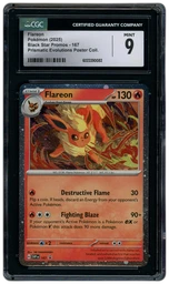 2025 Black Star Promos Flareon #167 CGC 9 on Beezie.